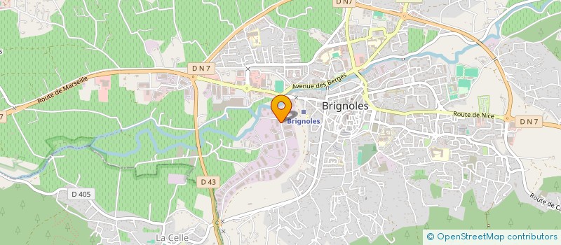 localisation de l'entreprise SELF MECA à BRIGNOLES