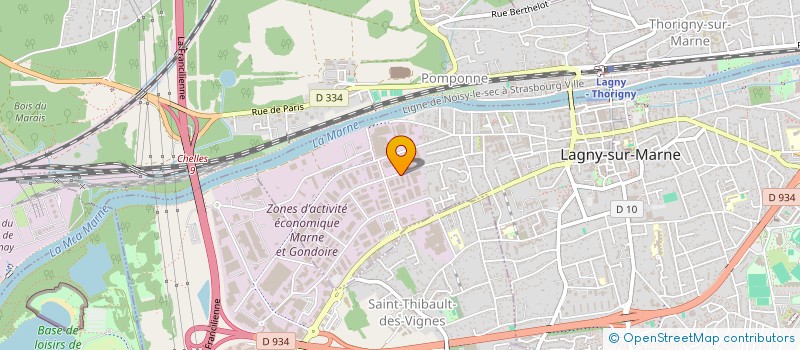 localisation de l'entreprise SELF MECA SERVICE  LAGNY-SUR-MARNE