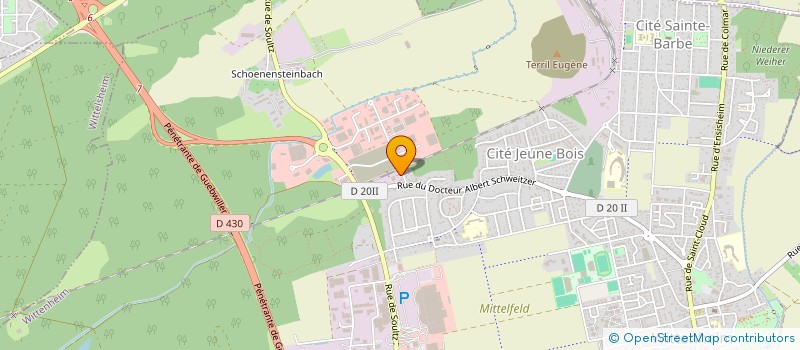 localisation de l'entreprise SELF OCCASION SERVICE à WITTENHEIM