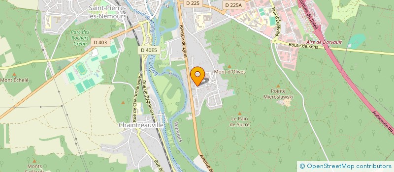 localisation de l'entreprise SELF PRIMEURS NEMOURS  NEMOURS