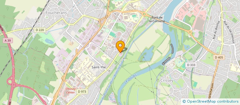localisation de l'entreprise SELF PRO KRAV DOLE 39 à DOLE