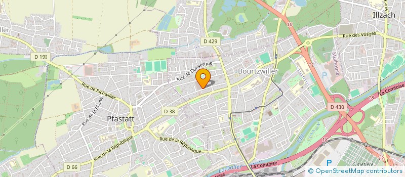 localisation de l'entreprise SELF REPARATIONS AUTOS SARL  MULHOUSE