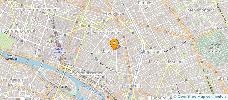 localisation de l'entreprise SELF SERVICE  PARIS