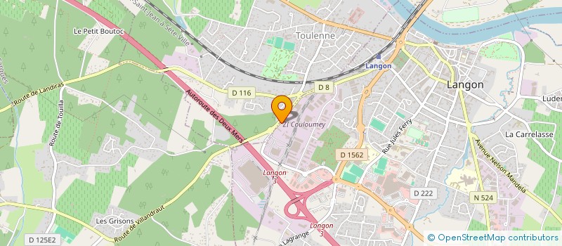 localisation de l'entreprise SELF SERVICE DISTRIBUTION  LANGON