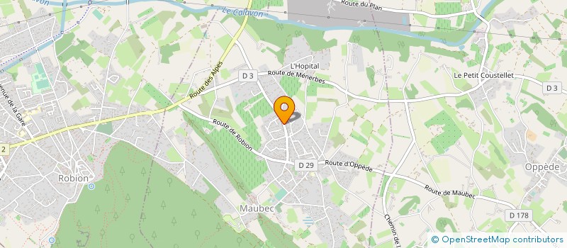 localisation de l'entreprise SELF VOYAGES à MAUBEC