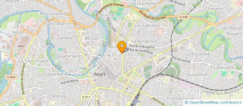 localisation de l'entreprise SELFA à NIORT