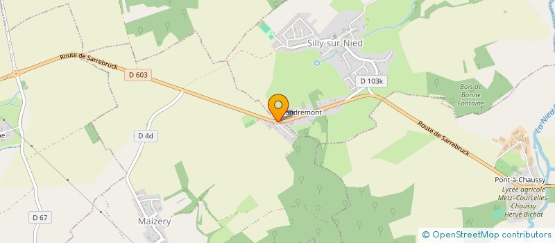 localisation de l'entreprise SELFBETON à SILLY-SUR-NIED