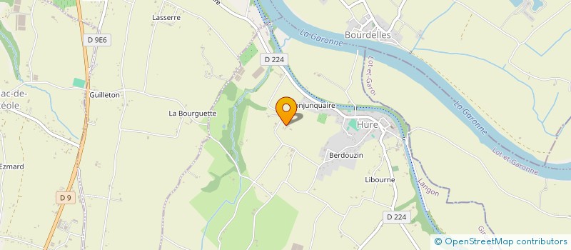 localisation de l'entreprise SELFBETON AILLAS à HURE