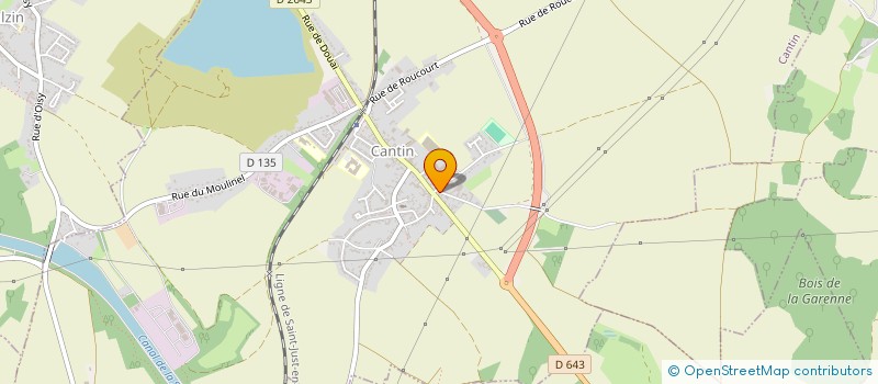 localisation de l'entreprise SELFBETON DOUAI  CANTIN
