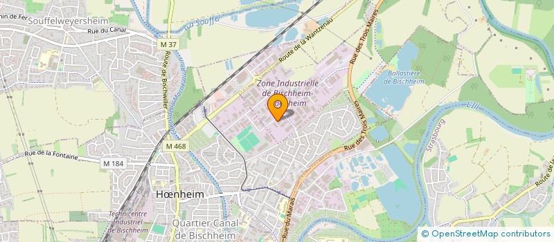 localisation de l'entreprise SELFCO  BISCHHEIM