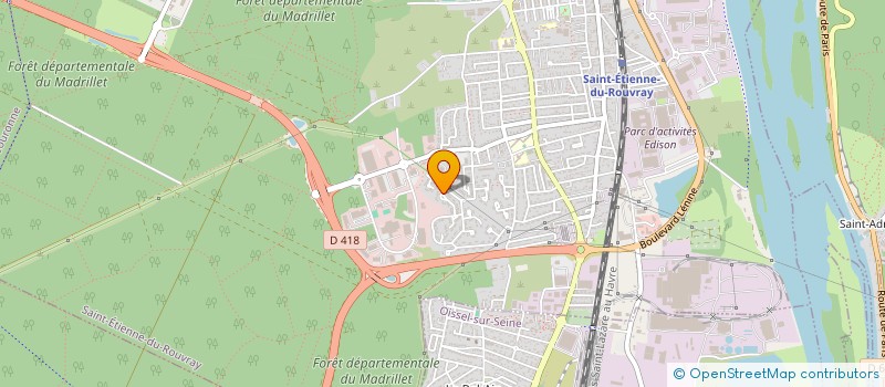 localisation de l'entreprise SELFI BOIS ENERGIES  SAINT-ETIENNE-DU-ROUVRAY