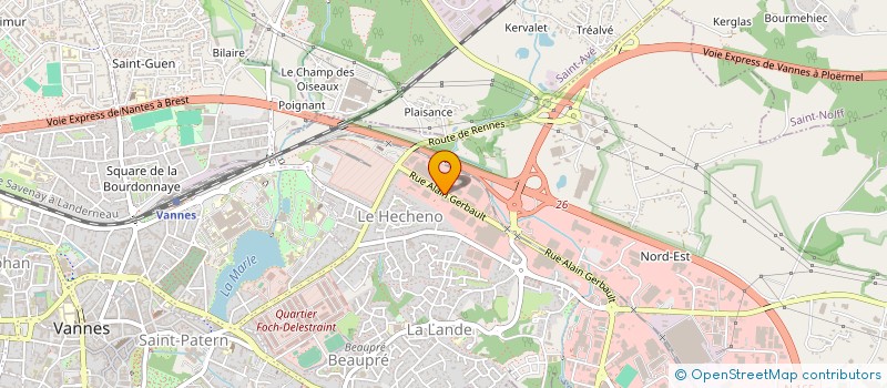 localisation de l'entreprise SELFTYBOX à VANNES