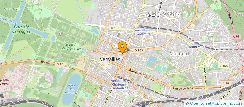 localisation de l'entreprise SELFY 78 à VERSAILLES