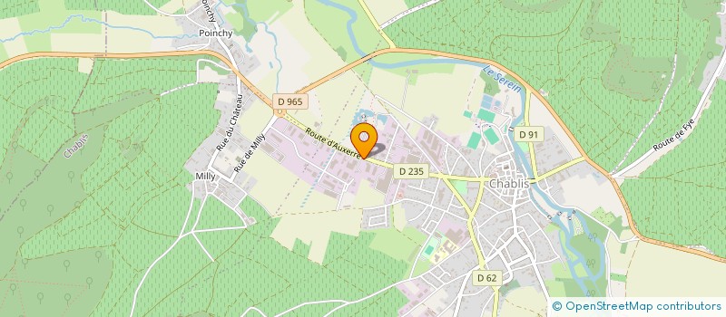 localisation de l'entreprise SELHYA AUTO  CHABLIS