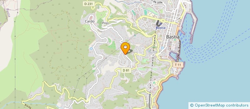 localisation de l'entreprise SELI à BASTIA