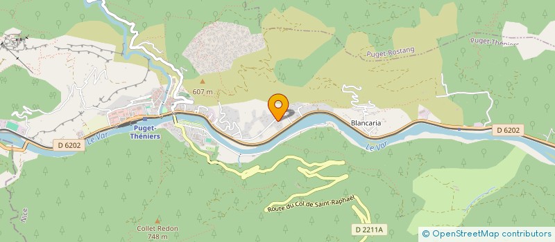 localisation de l'entreprise SELIA  PUGET-THENIERS