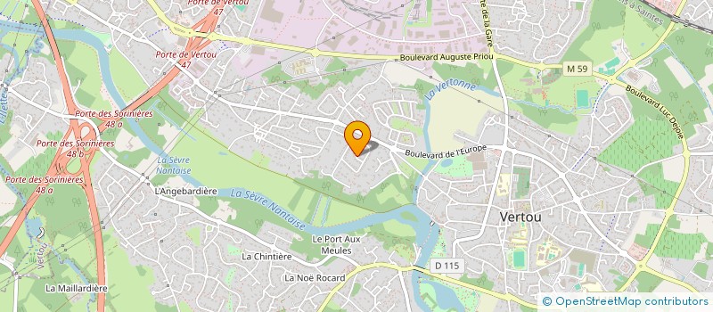 localisation de l'entreprise SELIBAN KEYS CONSEIL à VERTOU