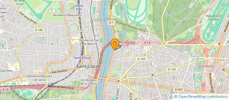 localisation de l'entreprise SELIBOMA à BOULOGNE BILLANCOURT