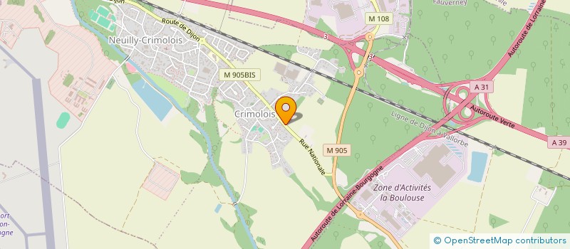 localisation de l'entreprise SELIC  SELONGEY