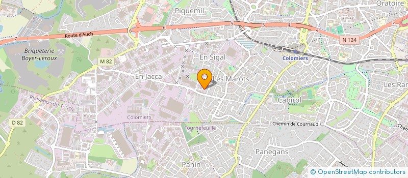 localisation de l'entreprise SELIC IMMO à COLOMIERS