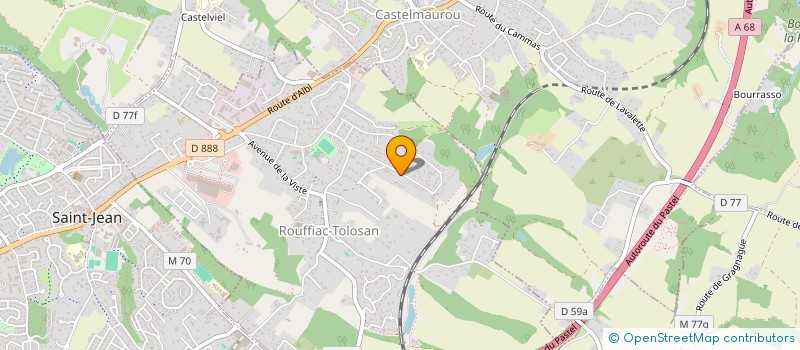 localisation de l'entreprise SELICI CONSEIL CONSTRUCTION  ROUFFIAC-TOLOSAN