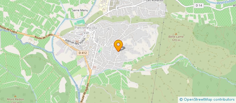 localisation de l'entreprise SELIDRA  PIERREFEU-DU-VAR