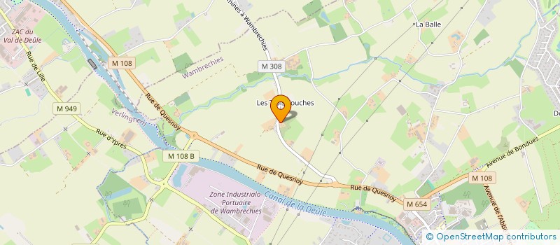 localisation de l'entreprise SELIE  WAMBRECHIES