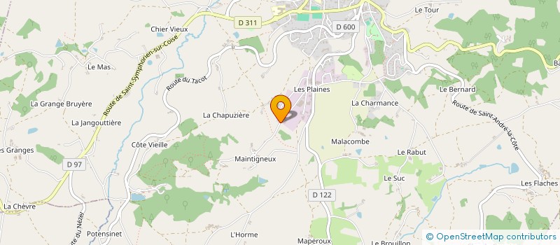 localisation de l'entreprise SELIFIDA CARRELAGES  SAINT-MARTIN-EN-HAUT