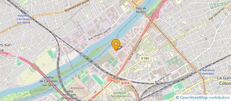 localisation de l'entreprise SELIG à NANTERRE
