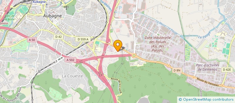 localisation de l'entreprise SELIMCO SUD SELEC IMMO COMMER à AUBAGNE