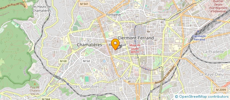 localisation de l'entreprise SELIMMO  CLERMONT-FERRAND