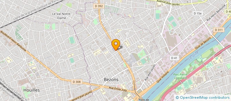 localisation de l'entreprise SELIN à BEZONS