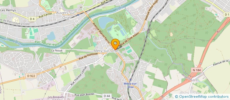 localisation de l'entreprise SELIN  MERY-SUR-OISE