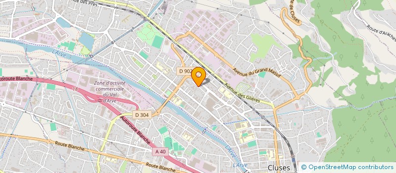 localisation de l'entreprise SELINA à CLUSES