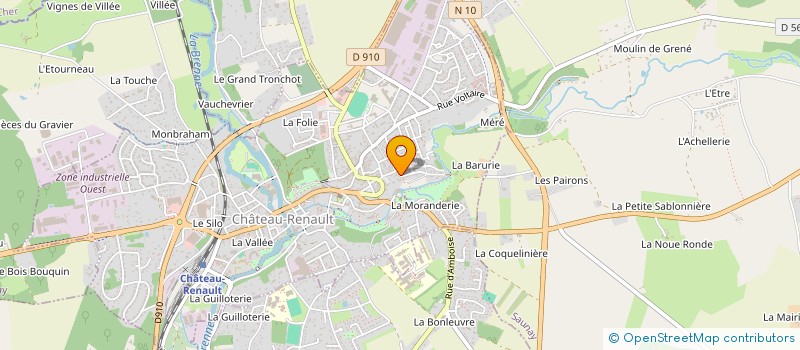 localisation de l'entreprise SELINE à CHATEAU-RENAULT