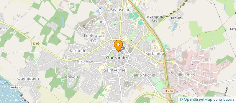 localisation de l'entreprise SELIRA à GUERANDE