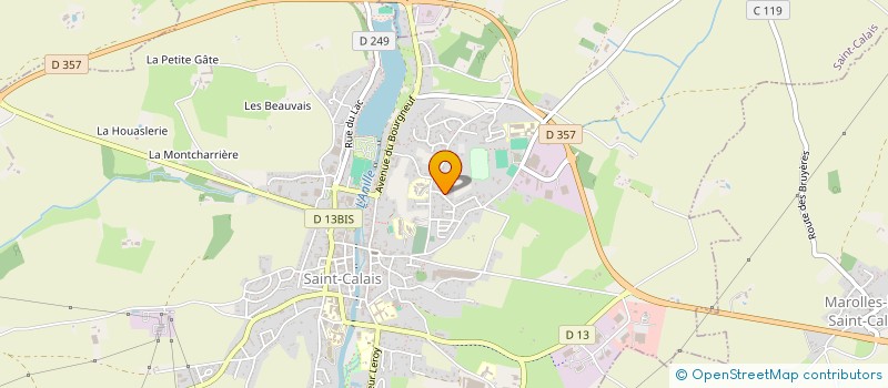 localisation de l'entreprise SELITH à SAINT-CALAIS