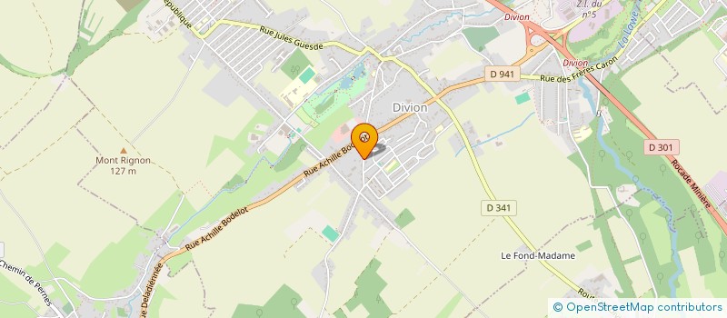 localisation de l'entreprise SELJ KIDSWORLD à DIVION