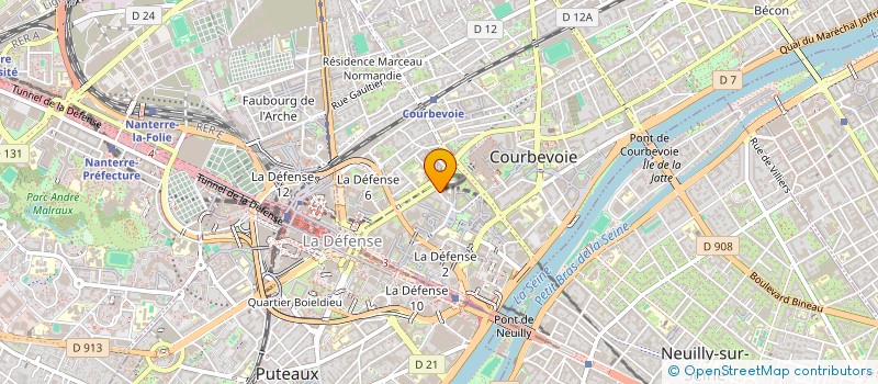 localisation de l'entreprise SELKO à COURBEVOIE