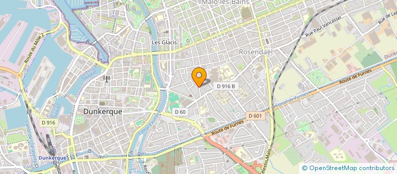 localisation de l'entreprise SELL à DUNKERQUE