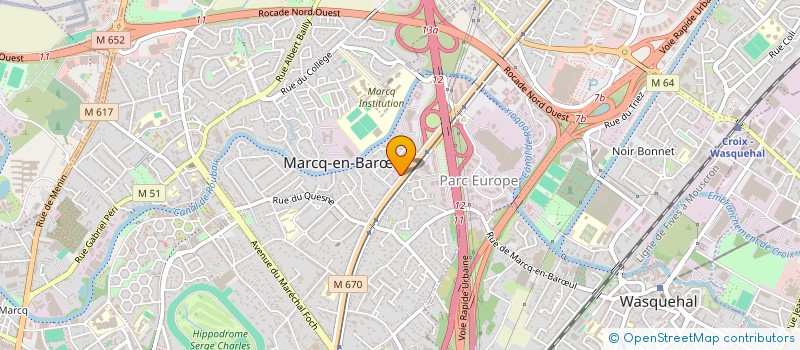 localisation de l'entreprise SELL & GROW à MARCQ-EN-BARŒUL