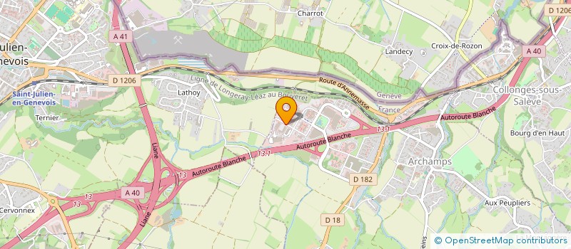 localisation de l'entreprise SELL-IMMO  ARCHAMPS