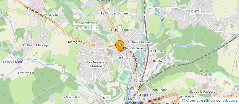 localisation de l'entreprise SELL INVEST  LA MEMBROLLE-SUR-CHOISILLE