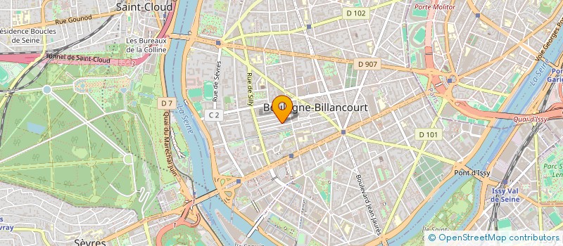 localisation de l'entreprise SELLAM à BOULOGNE-BILLANCOURT
