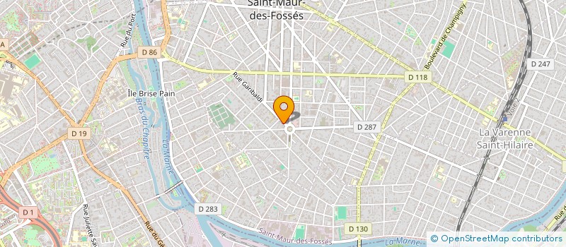 localisation de l'entreprise SELLAM D ET ELBAZO à SAINT-MAUR-DES-FOSSES