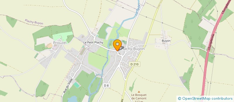 localisation de l'entreprise SELLE EN SCENE  PLACHY-BUYON