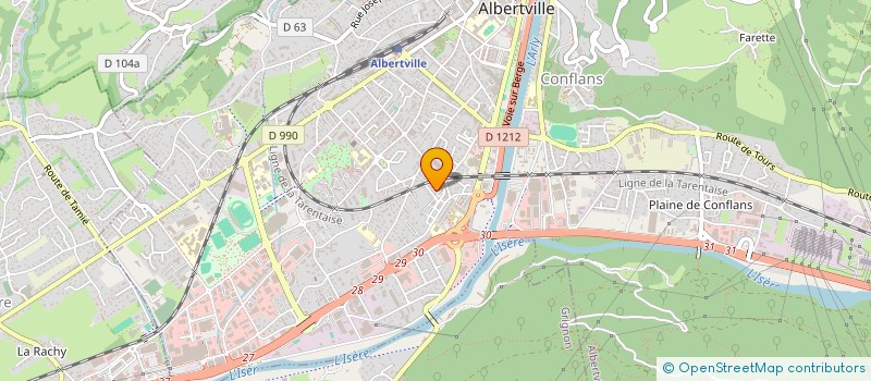 localisation de l'entreprise SELLER  ALBERTVILLE