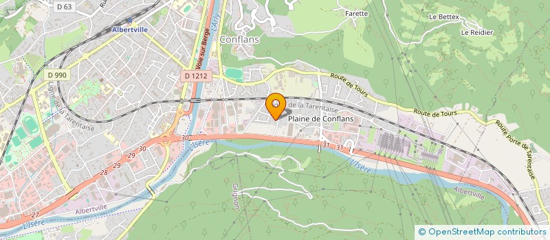 localisation de l'entreprise SELLER'S  ALBERTVILLE