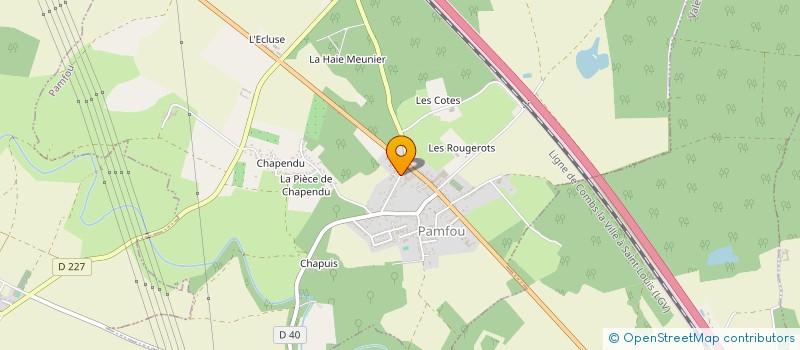 localisation de l'entreprise SELLERIE 3000  PAMFOU