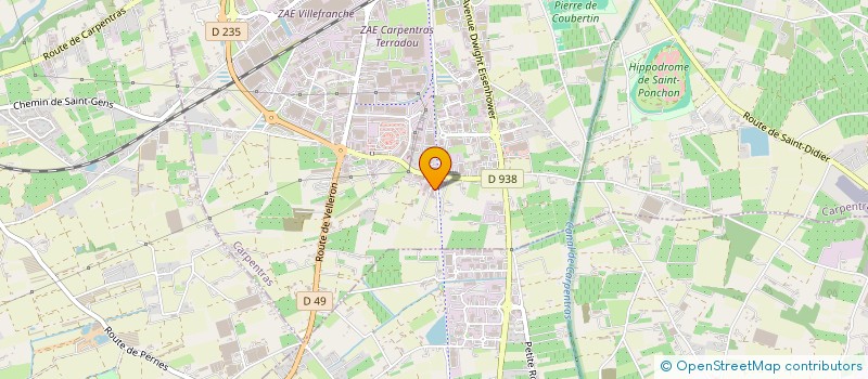 localisation de l'entreprise SELLERIE AUTO SPORT  CARPENTRAS